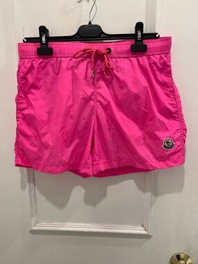 Moncler Boxer Mare Swim Shorts. Size M